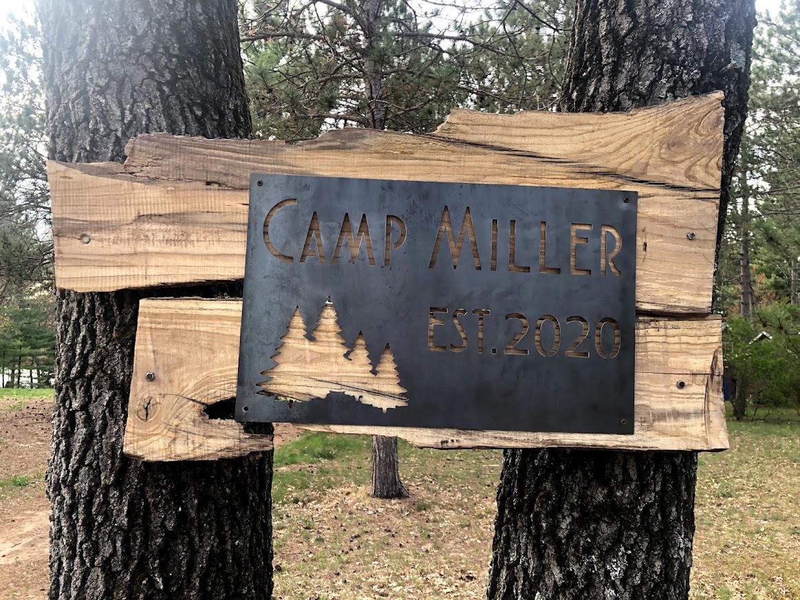 Camp Miller Sign